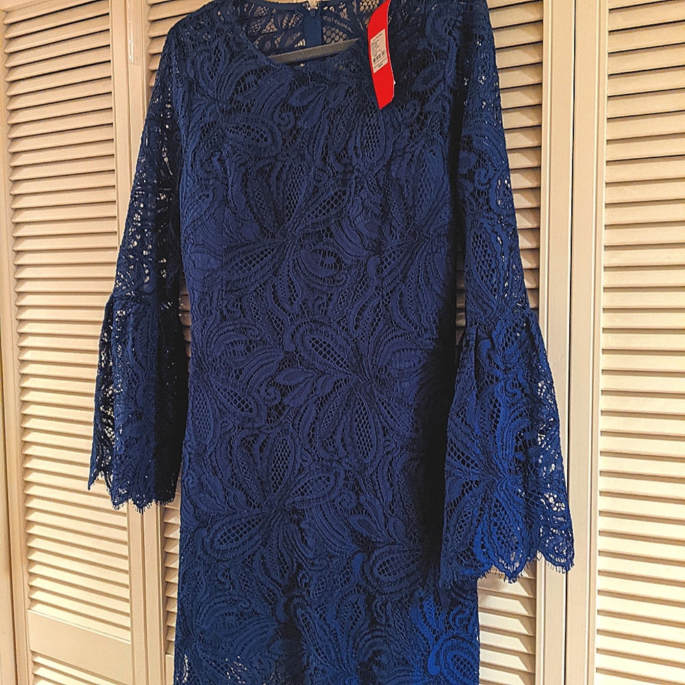 Lilly Pulitzer Denise blue lace romper